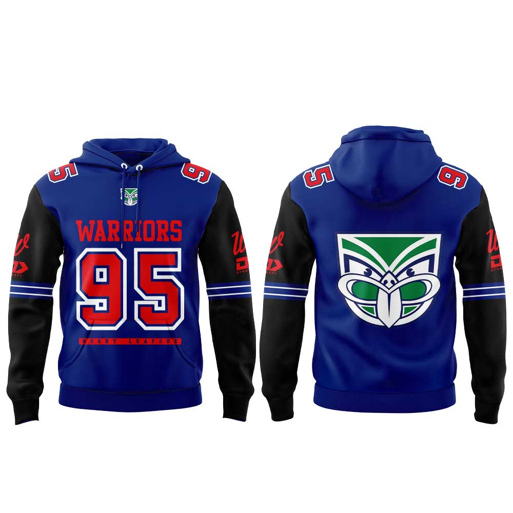 New Zealand Warriors Magic Round 2026 Red/Blue Hoodie