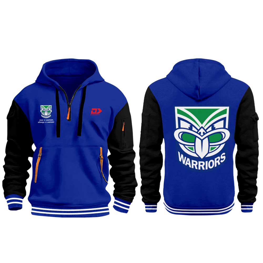 NZ Warriors Magic Round 2026 Red/Blue Hoodie