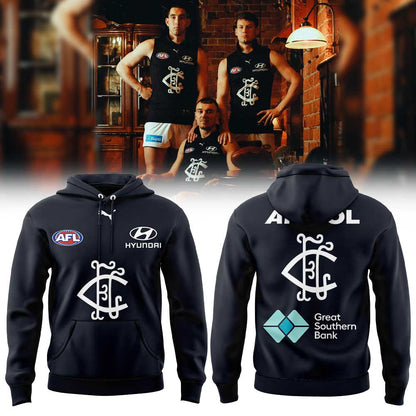 Carlton Football Club 1926 Heritage Guernse Limited Hoodie