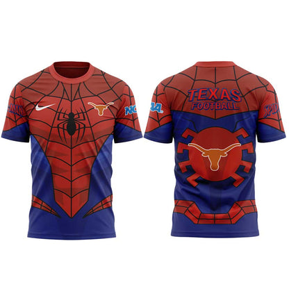 Texas Longhorns x Spider-Man 2026 Merch T-Shirt