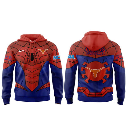 Texas Longhorns x Spider-Man 2026 Merch Hoodie