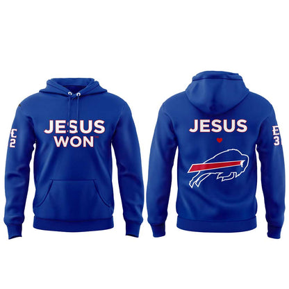 Buffalo Bills - Jesus Won Hoodie