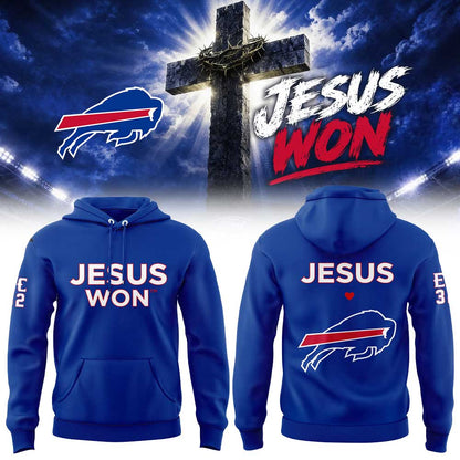 Buffalo Bills - Jesus Won Hoodie