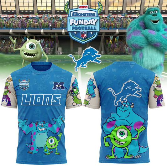 Detroit Lions x Monsters Funday Football Shirt