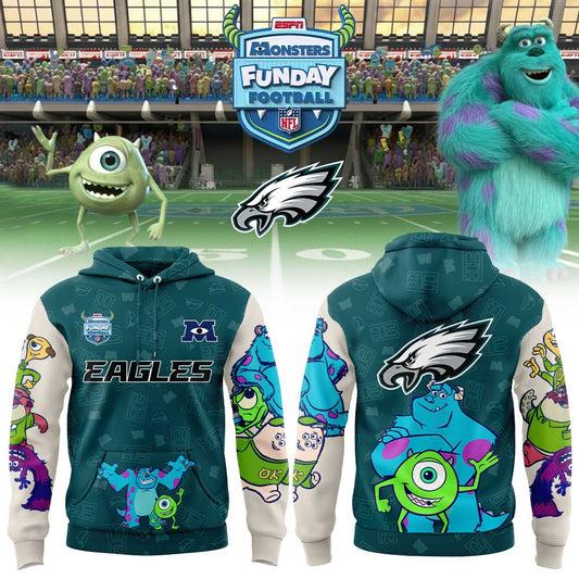 Philadelphia Eagles x Monsters Funday Football Hoodie