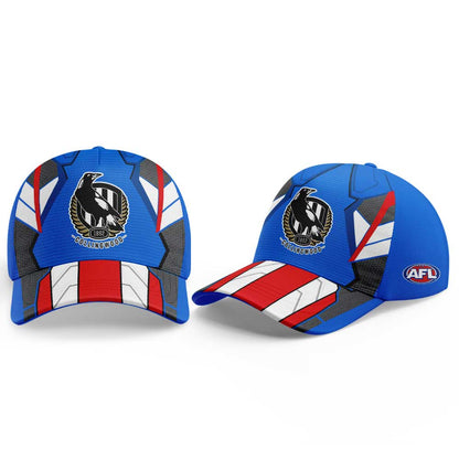 Collingwood Magpies x Captain America Hoodie