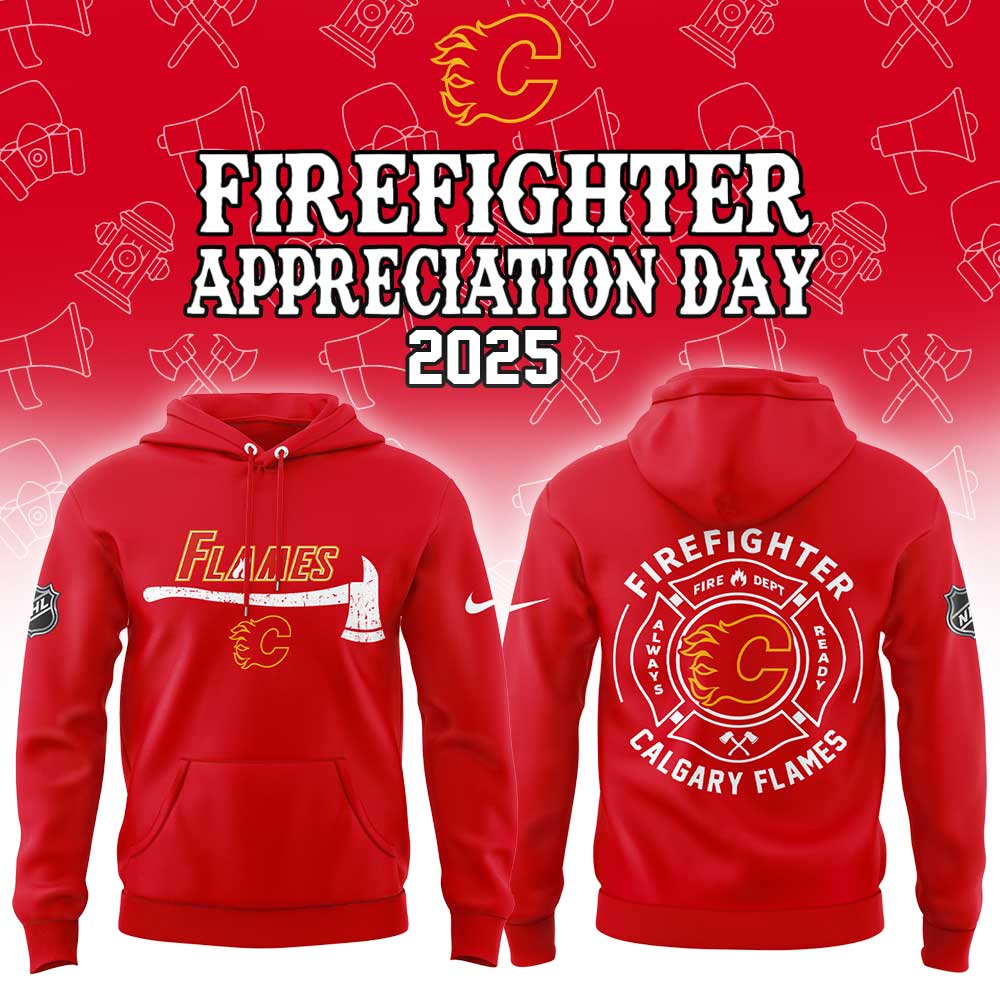 Calgary Flames Naz Firefighter Application Day Combo Hoodie