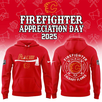 Calgary Flames Naz Firefighter Application Day Combo Hoodie