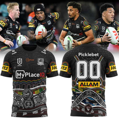 Penrith Panthers 2026 Indigenous Round Shirt Custom Number