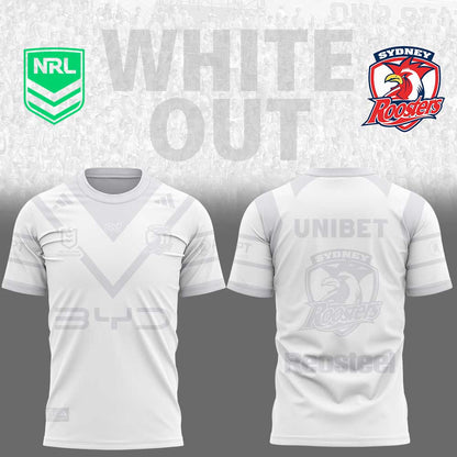 Sydney Roosters White out NRL Limited Edition Shirt