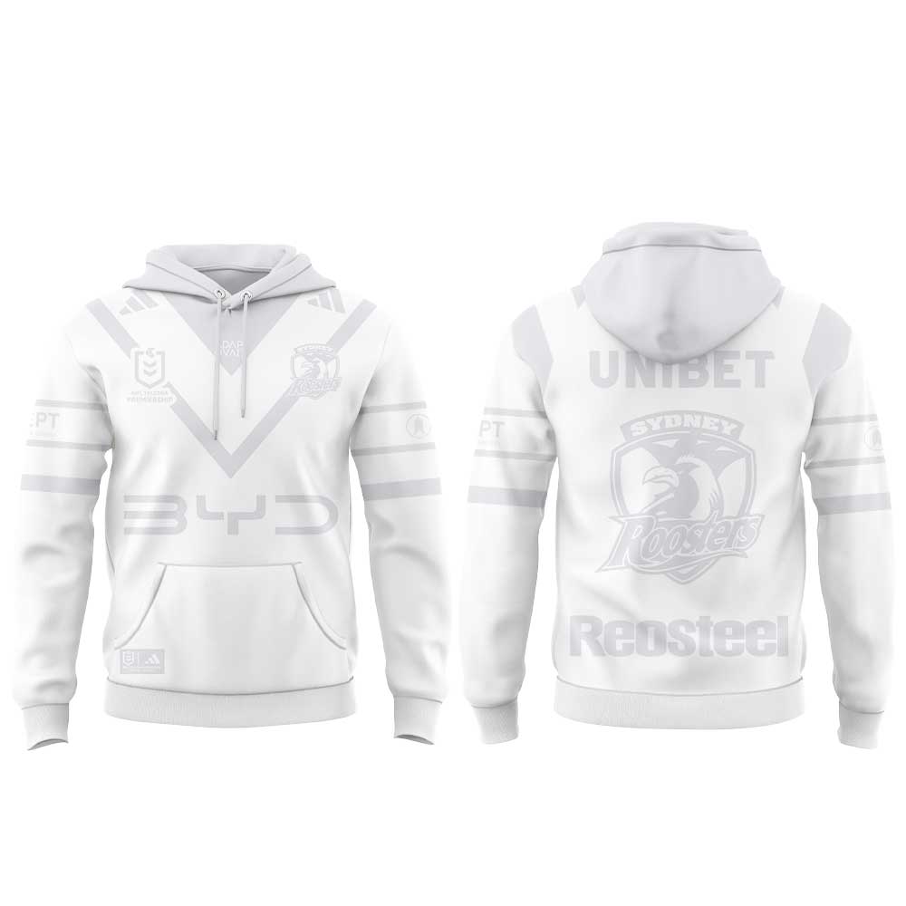 Sydney Roosters White out NRL Limited Edition Hoodie