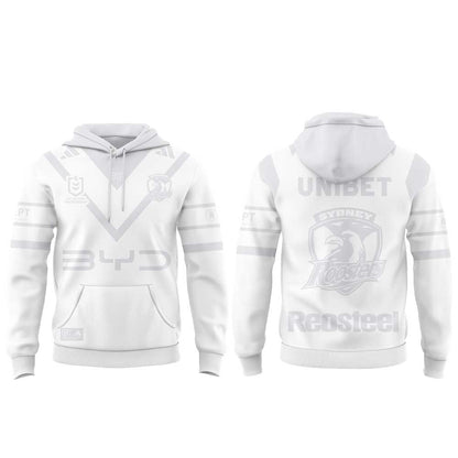 Sydney Roosters White out NRL Limited Edition Hoodie