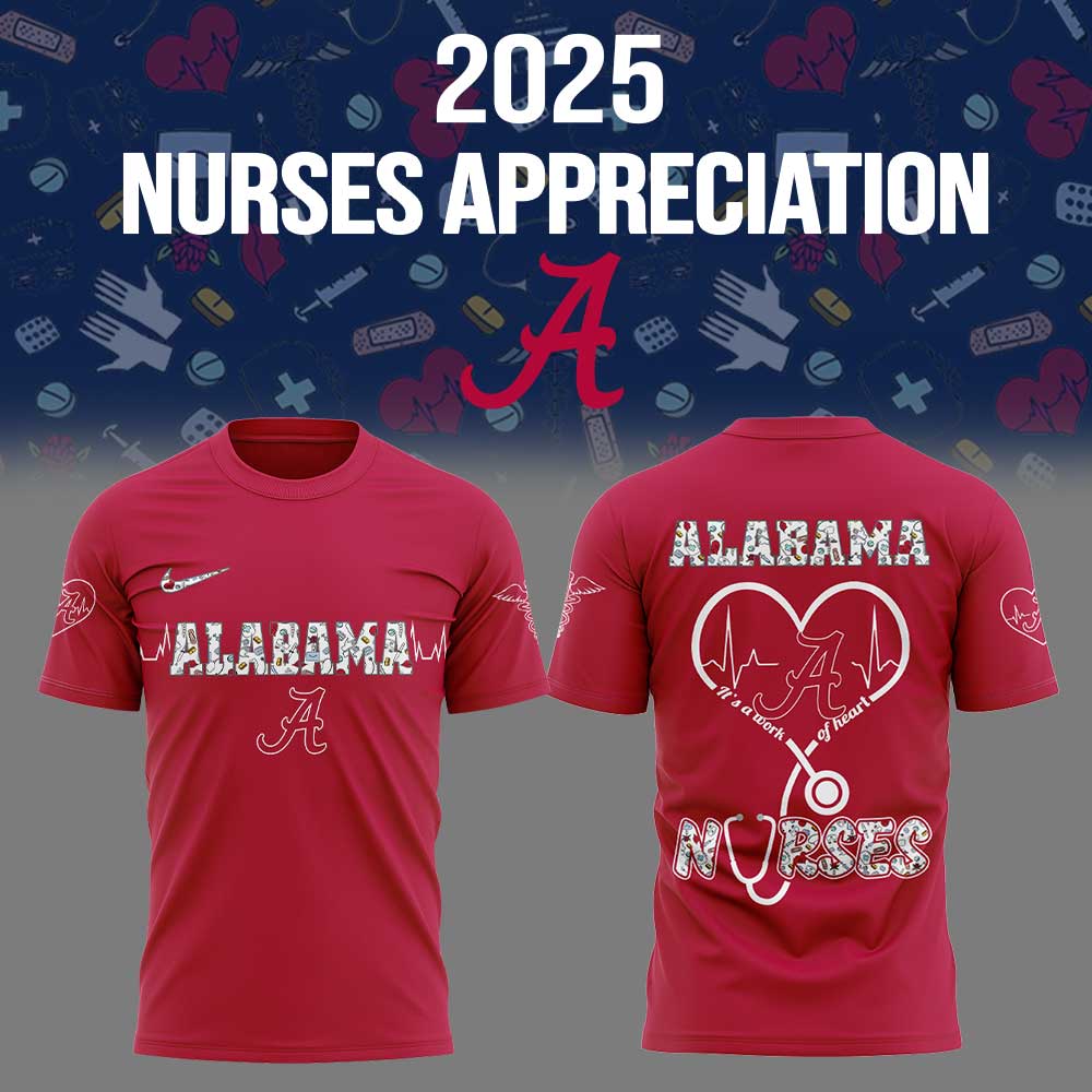 Alabama x Nurses Appreciation 2025 Combo T-Shirt