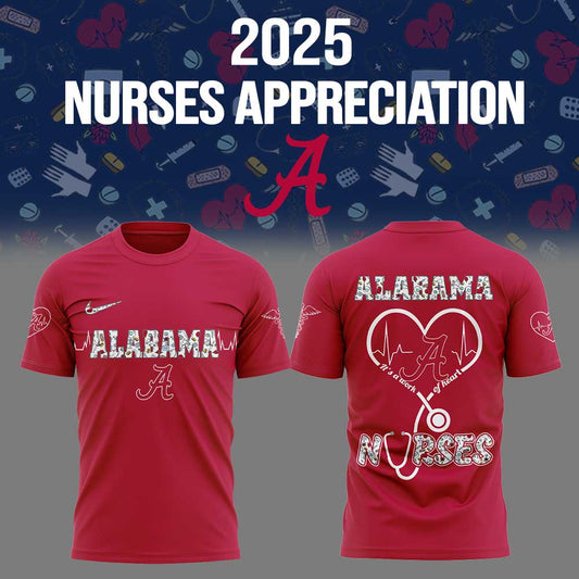 Alabama x Nurses Appreciation 2025 Combo T-Shirt
