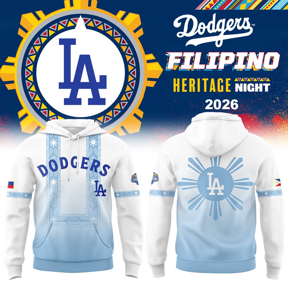 Los Angeles Dodgers Filipino Heritage Night 2026 Hoodie