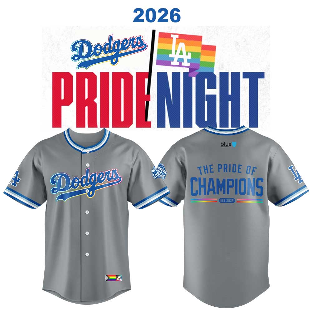 Los Angeles Dodgers LGBTQ+ Pride Night 2026 Jersey