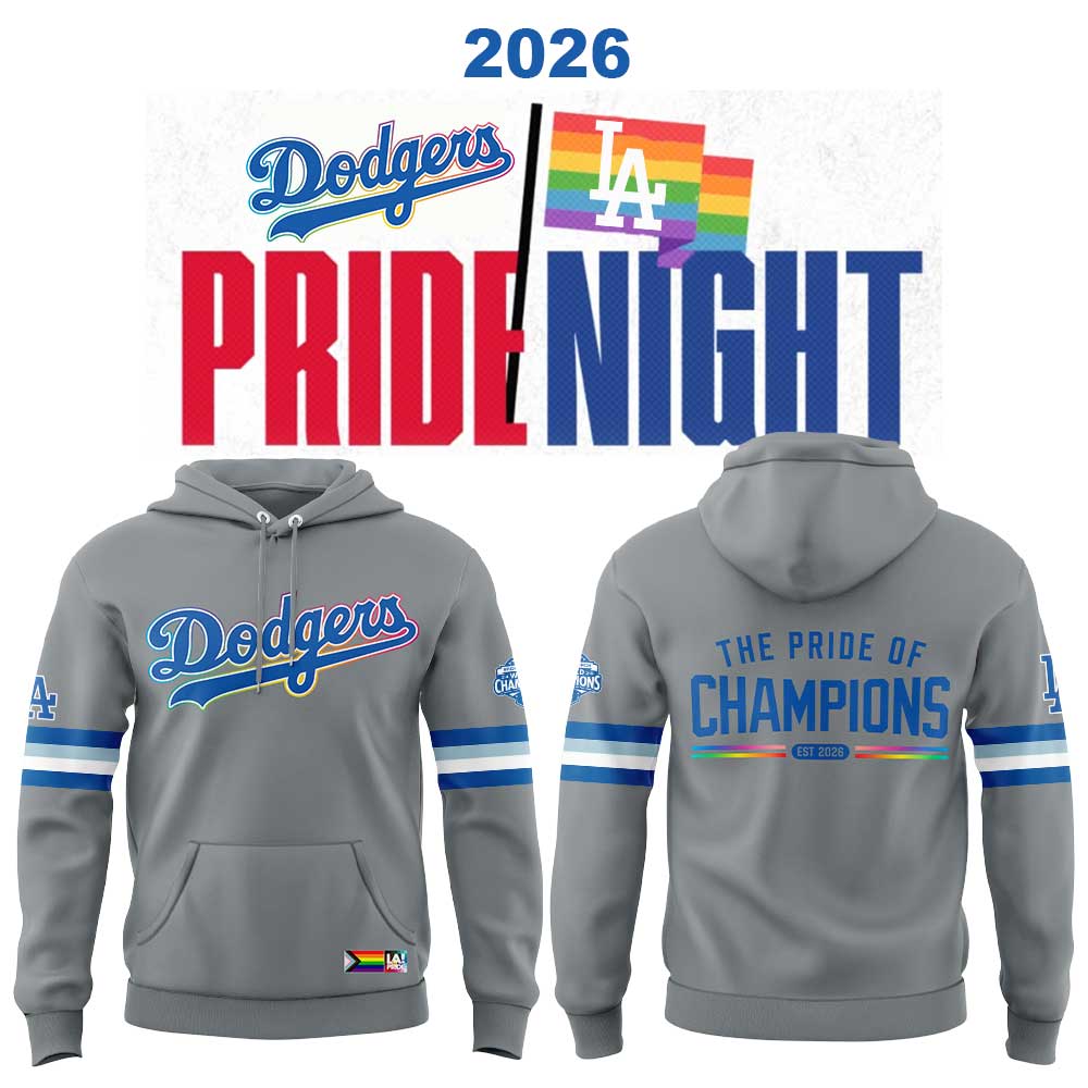 Los Angeles Dodgers LGBTQ+ Pride Night 2026 Hoodie