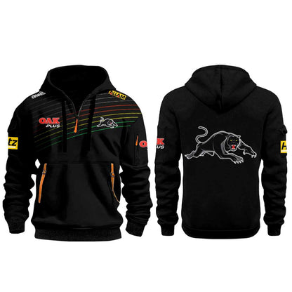 Penrith Panthers 2026 Ivan Cleary Black & Stripes Hoodie