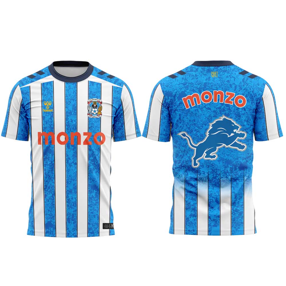 Coventry City FC x Detroit Lions T-Shirt