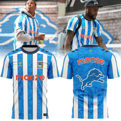 Coventry City FC x Detroit Lions T-Shirt