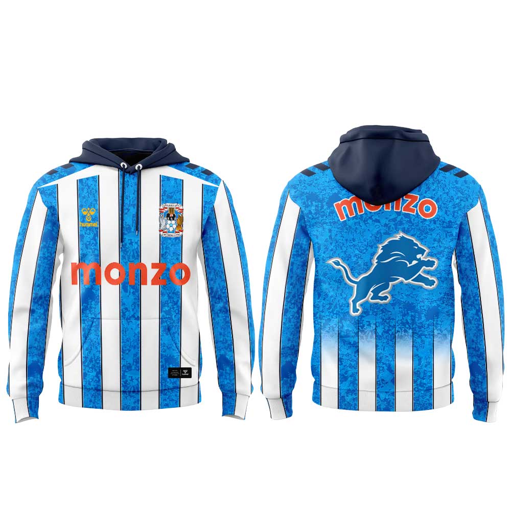 Coventry City FC x Detroit Lions Hoodie