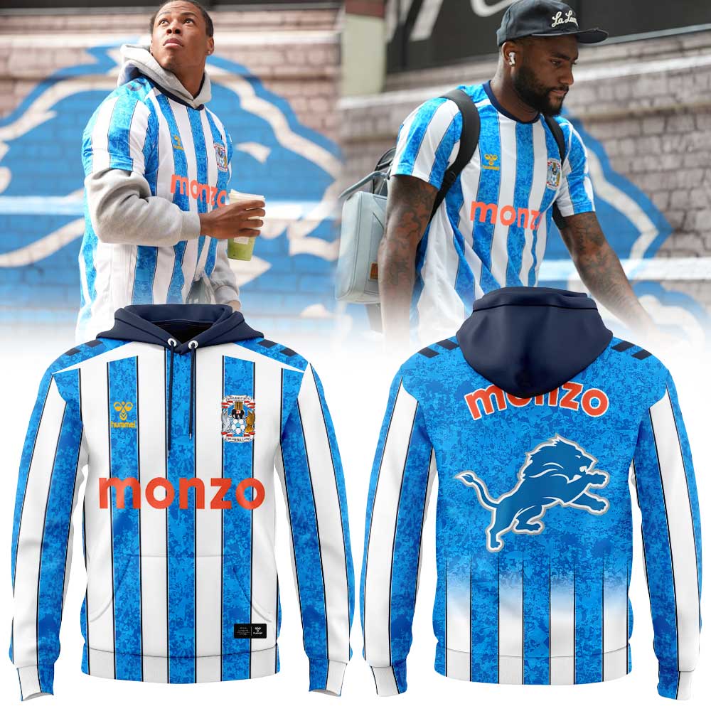 Coventry City FC x Detroit Lions Hoodie