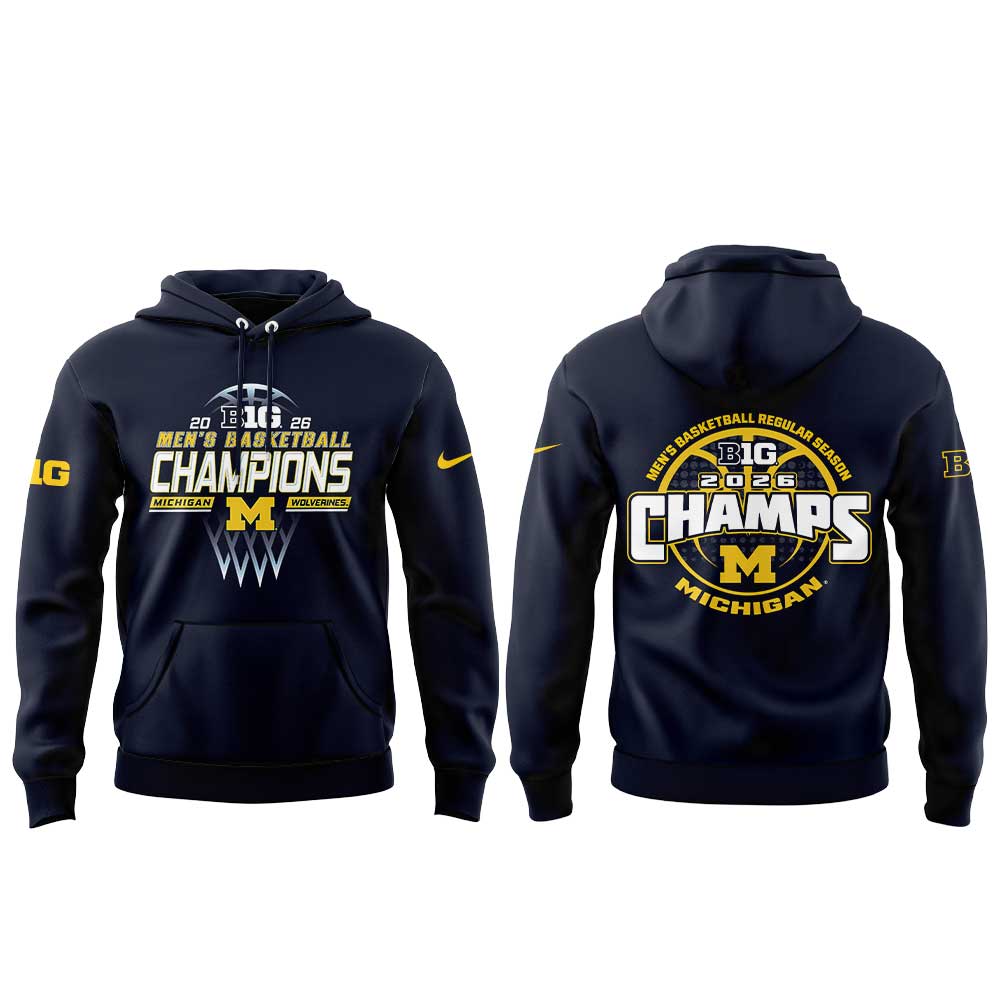 Michigan Men’s Basketball 2026 Big Ten Regular Season Title Hoodie