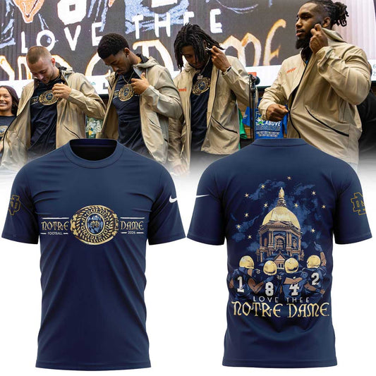Love Three Notre Dame Limited Edition 2026 Shirt
