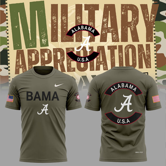 Alabama Military Appreciation 2025 Combo T-Shirt