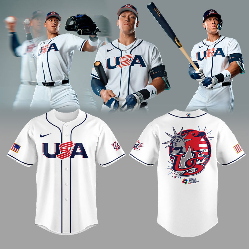 Team USA 2026 World Baseball Classic Combo Jersey White