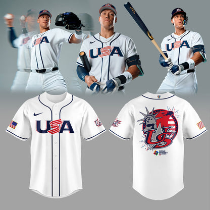 Team USA 2026 World Baseball Classic Combo Jersey White