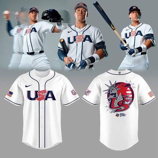 Team USA 2026 World Baseball Classic Combo Jersey White