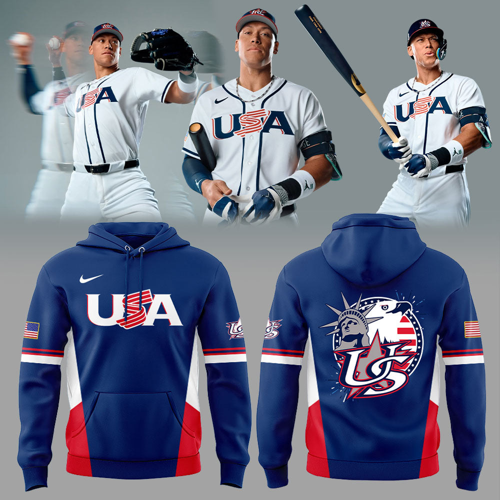 Team USA 2026 World Baseball Classic Combo Hoodie Blue