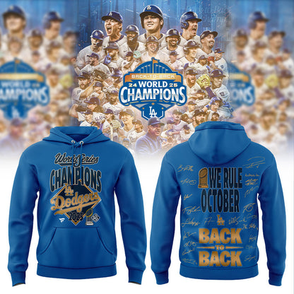 Los Angeles Dodgers x World Series Champion 2025 Hoodie Limited Edition