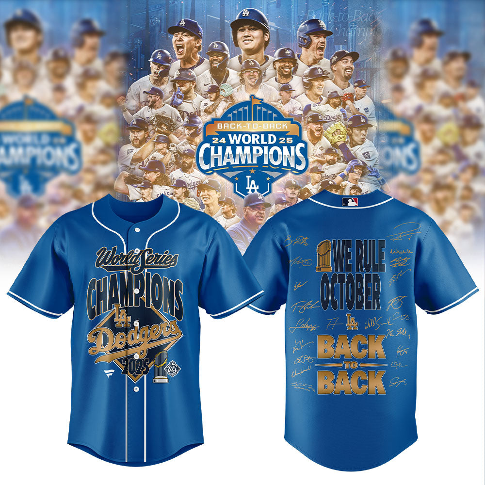 Los Angeles Dodgers x World Series Champion 2025 Jersey Limited Edition