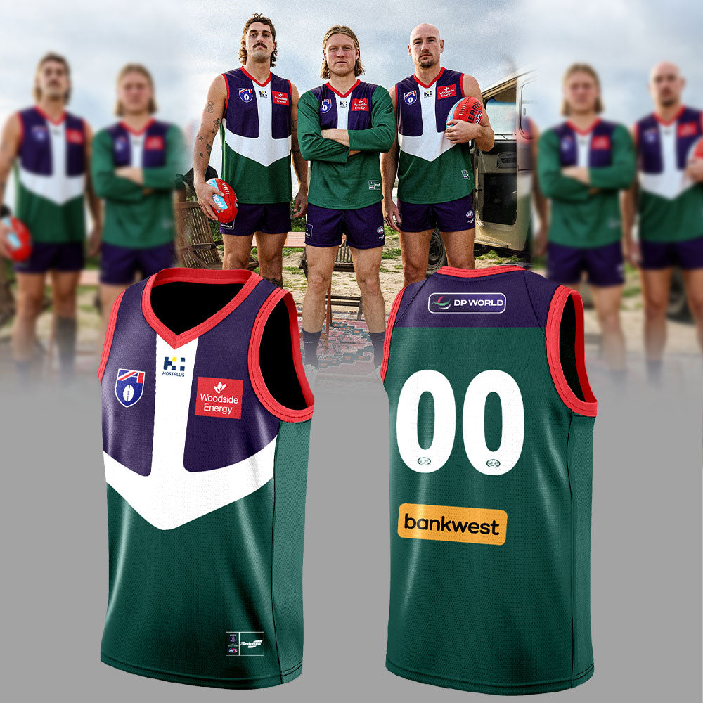 Fremantle Dockers 2026 retro collection is finally here! Jersey Custom Number