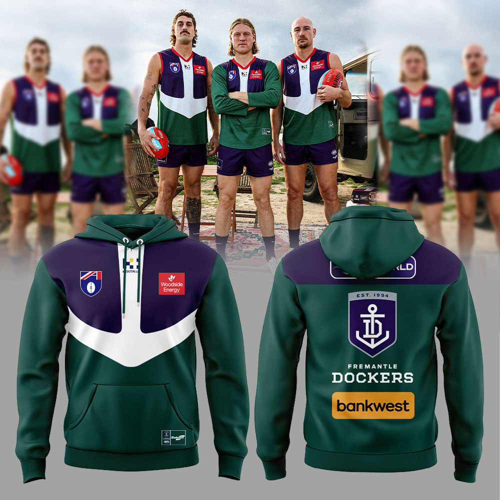 Fremantle Dockers 2026 retro collection is finally here! Hoodie