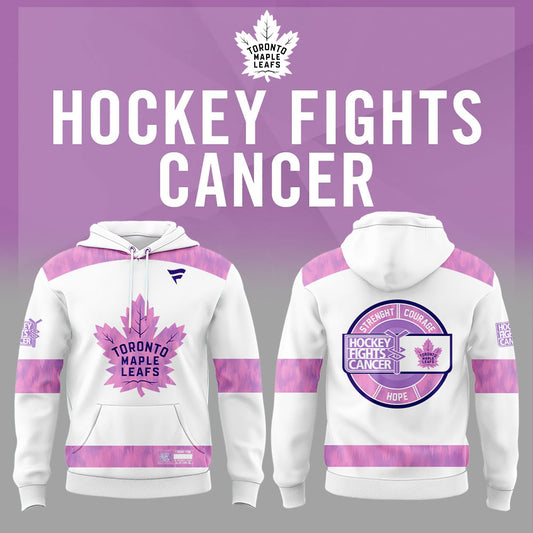 Limited Edition Toronto Maple Leafs Hockey Fights Cancer 2025 Combo Hoodie