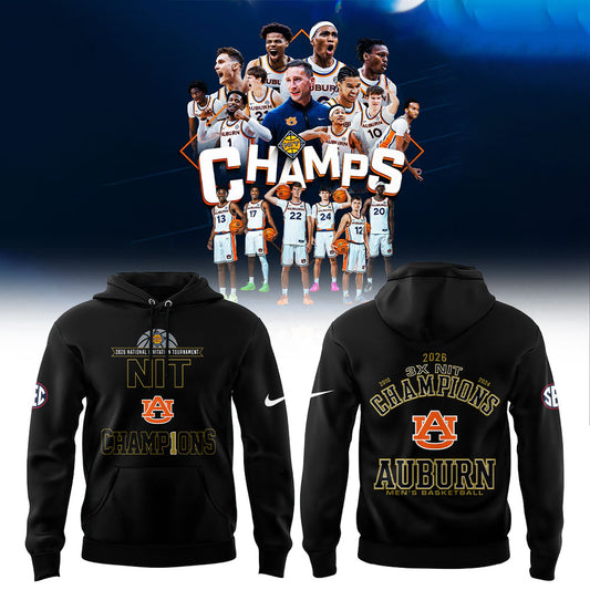 Auburn Men’s Basketball 2026 National Invitation Tournament Champions Hoodie