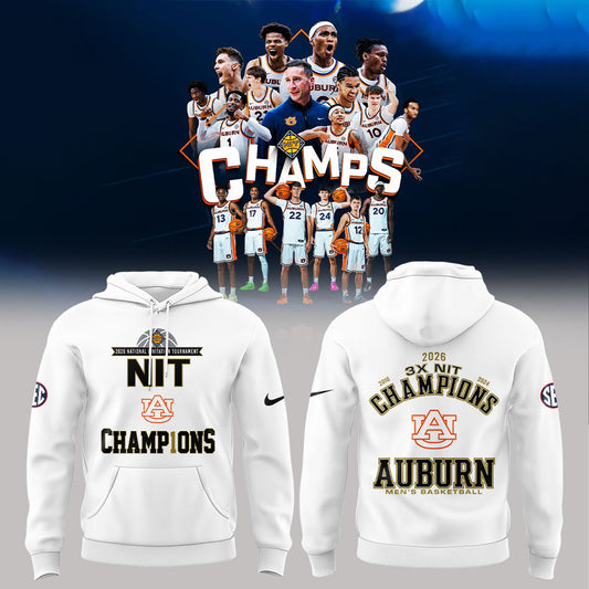 Auburn Men’s Basketball 2026 National Invitation Tournament Champions Hoodie