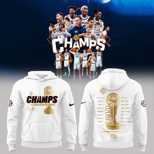 Auburn Men’s Basketball 2026 National Invitation Tournament Champions Hoodie