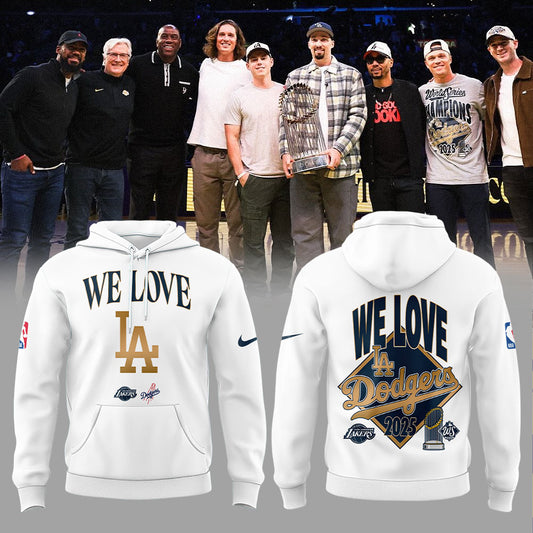 Los Angeles Lakers Celebrated the Champs Dodgers 2025 Combo Hoodie