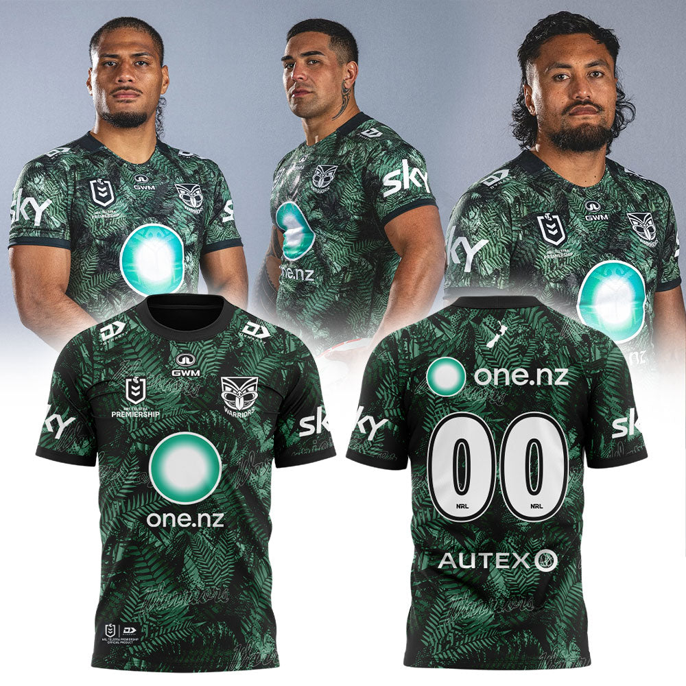 New Zealand Warriors Inspired by the natural environment of Aotearoa (New Zealand) Shirt Custom Number