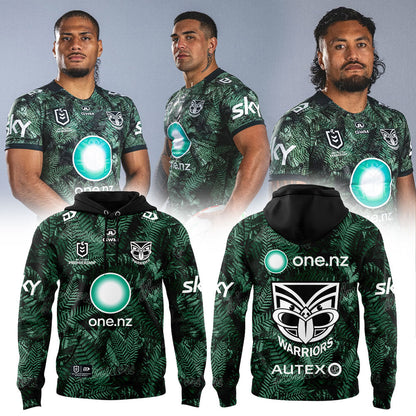New Zealand Warriors Inspired by the natural environment of Aotearoa (New Zealand) Hoodie