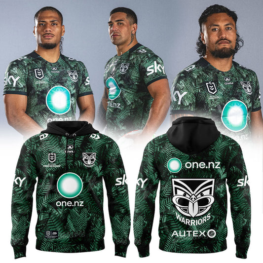 New Zealand Warriors Inspired by the natural environment of Aotearoa (New Zealand) Hoodie