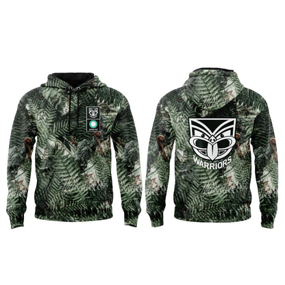 New Zealand Warriors Inspired by the natural environment of Aotearoa (New Zealand) Hoodie