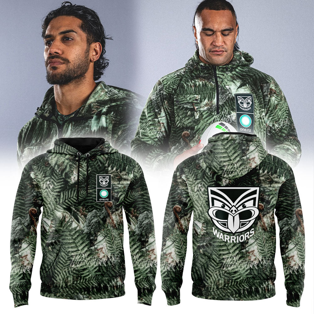 New Zealand Warriors Inspired by the natural environment of Aotearoa (New Zealand) Hoodie