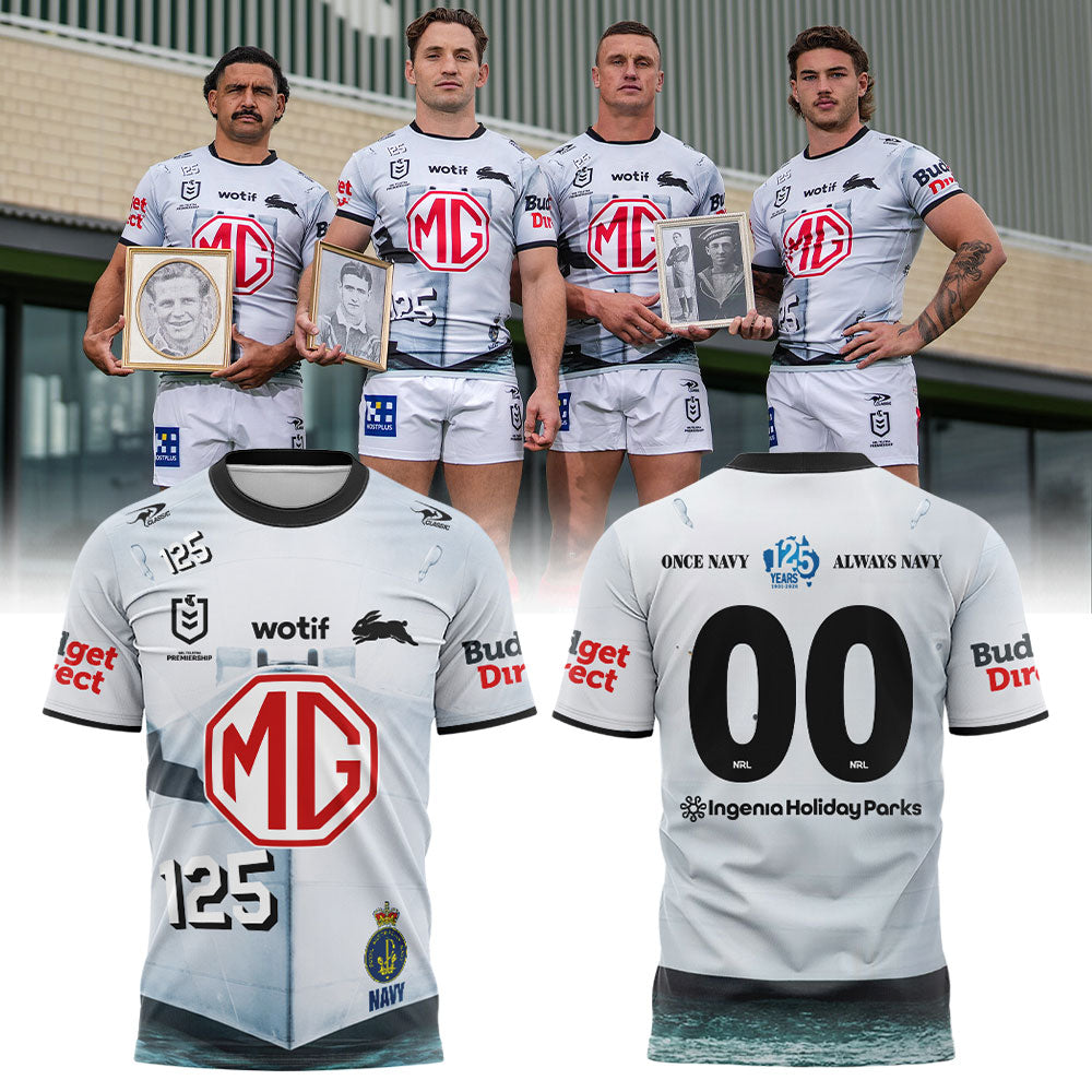 South Sydney Rabbitohs The 2026 ANZAC Round Shirt Marks 125 Years Since The Founding Of The The Custom Number