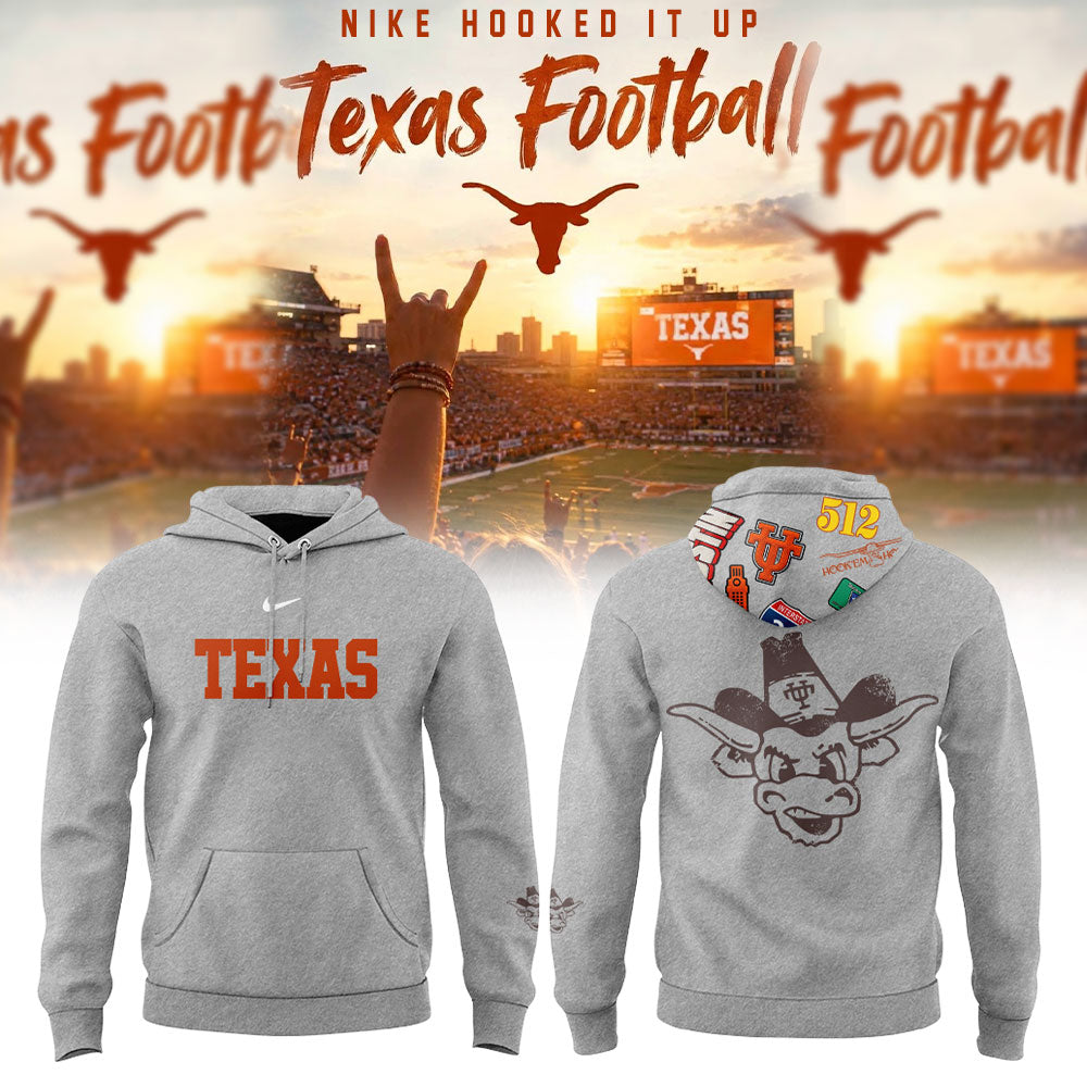 Texas Football nike hooked it up 2026 Hoodie