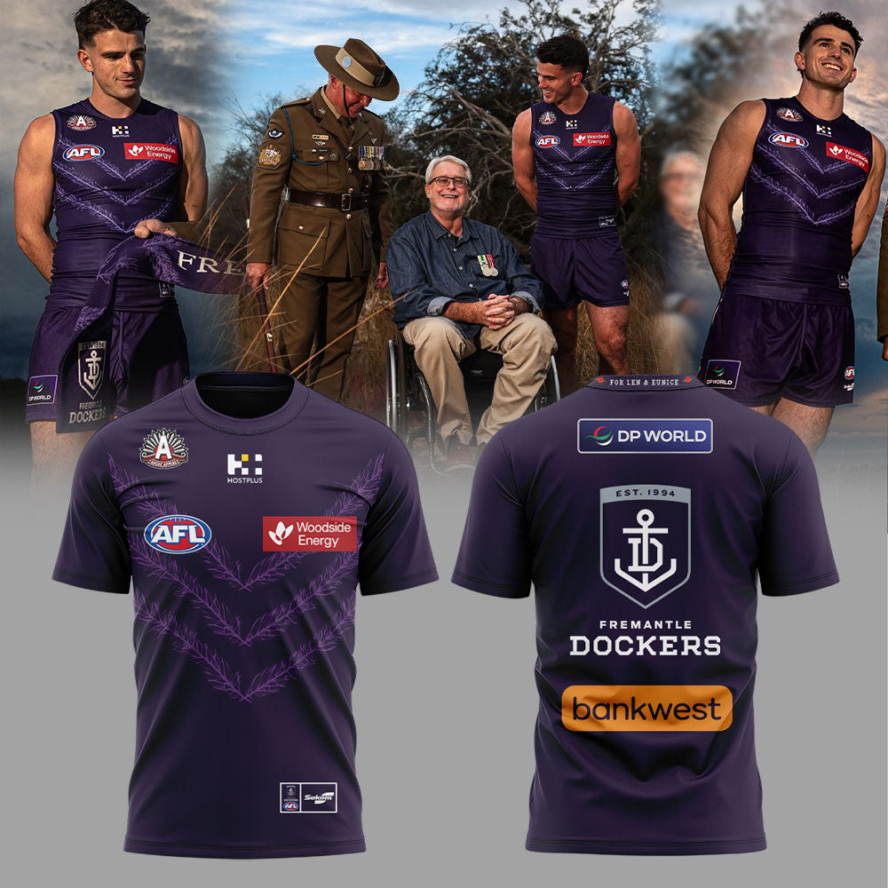 Fremantle Dockers 2026 ANZAC Day Shirt